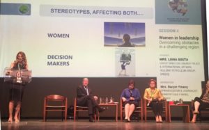 Ομιλία Λιάνας Γούτα στο πάνελ "Women in Leadership - Overcoming obstacles in a challenging region"